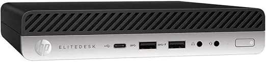 HP EliteDesk 705 35W G4 Desktop Mini PC, AMD Ryzen 5 PRO, 8GB RAM, 256GB SSD, Windows 10 Pro, 4HX42UT