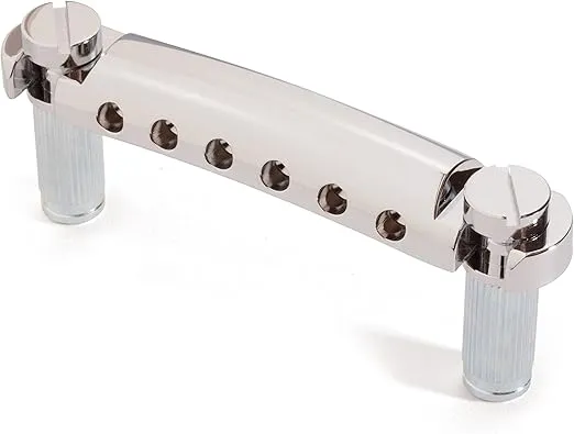 Gotoh 'Stop' Tailpiece, with Metric M8 x 1.25 Mounting Studs, Nickel