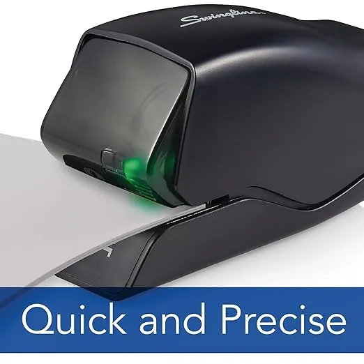 Swingline Electric Stapler, 502e Desktop, 25 Sheet Capacity, Jam Free, Black (S7050202)