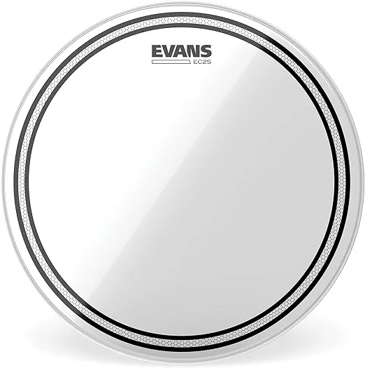 Evans Drum Heads - EC2S Clear Tom Drumhead, 13 Inch