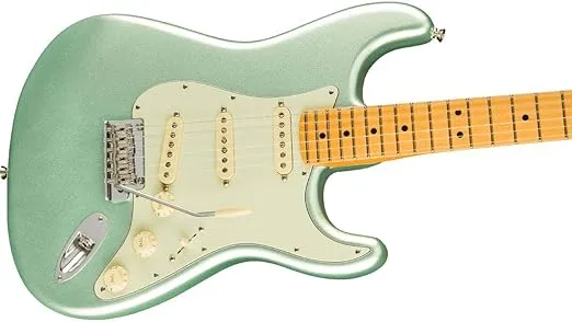 Fender 6 String Solid-Body Electric Guitar, Right, Surf Green (0113902718)