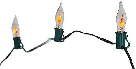 Kurt Adler 10-Light Flicker Flame Light Set (2)