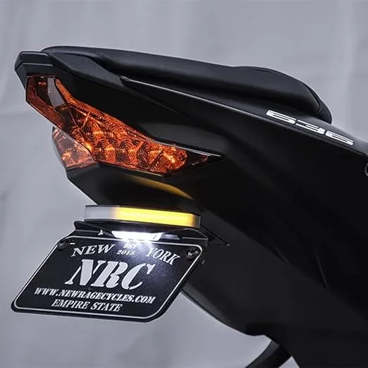 New Rage Cycles Fender Eliminator Compatible with Kawasaki ZX-6R (2019-Present) Tucked 2024-Present No Thanks