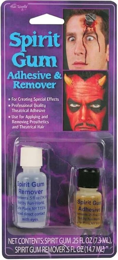 Spirit Gum Adhesive and Remover Costume Makeup