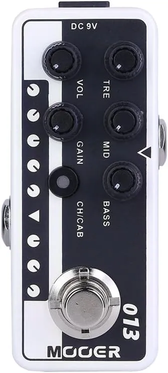 MOOER 013 -MATCHBOX Micro Preamp Dual Channel Preamp Modified Version of a Classic American Style 30Watt Combo