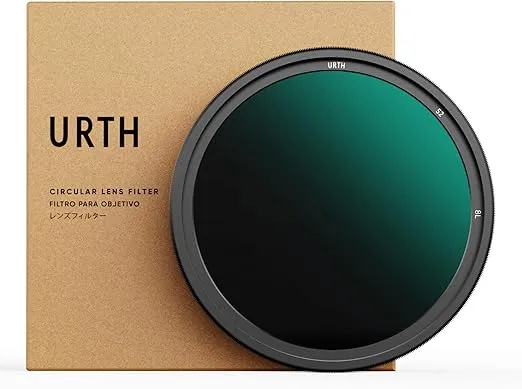 Urth 52mm ND2-400 Variable ND Lens Filter - 1-8.6 Stop Range, Ultra-Slim 20-Layer Nano-Coated Neutral Density Filter for Cameras