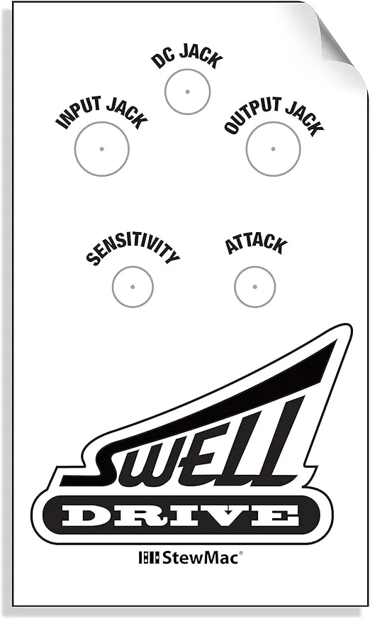 StewMac Swell Drive Pedal Kit, With Bare Enclosure