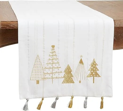 Christmas Trees Table Runner