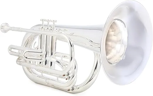 Yamaha YBH-301M Marching Baritone - Silver-plated