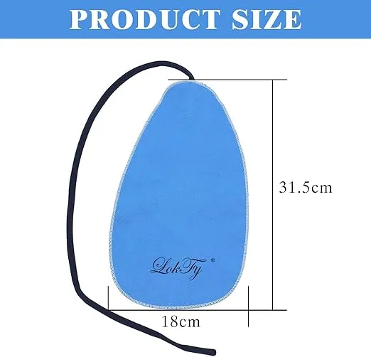 Cleaning Cloth for Inside Tube Suitable for Clarinet Piccolo Flute Sax Saxophone (Blue)