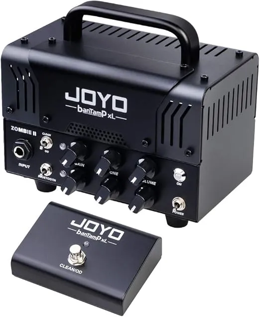 JOYO Zombie-II BanTamp XL Series Mini Amp Head 20 Watt Preamp 2 Channel Hybrid Tube Guitar Amplifier with Bluetooth