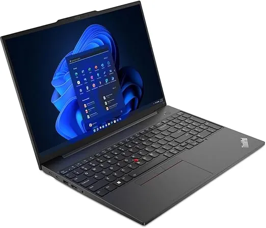 Lenovo ThinkPad E16 Home & Business Laptop Black (AMD Ryzen 5 7530U 6-Core, 40GB RAM, 1TB PCIe SSD, AMD Radeon, 15.6" 60Hz Full HD (1920x1080), BT, Fingerprint, Backlit, Webcam, Win 10 Pro) w/Hub