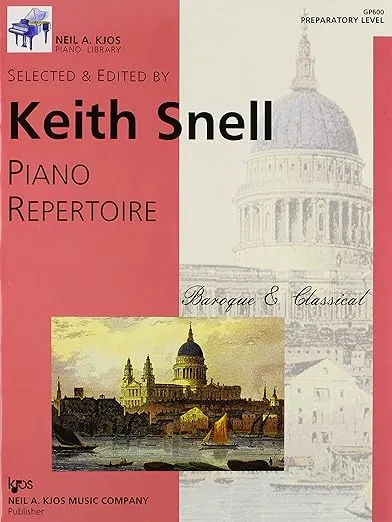 GP600 - Piano Repertoire: Baroque & Classical Preparatory Level