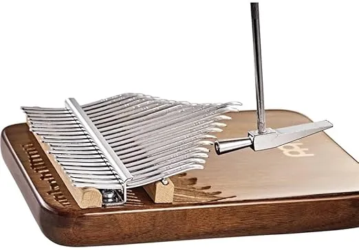 Kalimba Thumb Piano, 21 Keys — Includes Tuning Hammer and Case — For Meditation, ASMR, Sound Therapy and Yoga, 2-YEAR WARRANTY