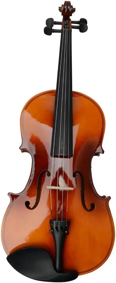 16 Inches Acoustic Viola with Case Bow Rosin, Musical Instrument Viola Set for Adults,Beginners Students (Brown)