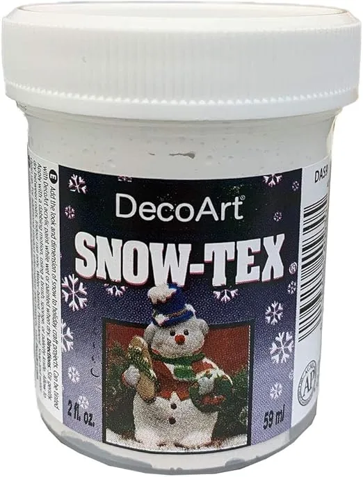 DecoArt Snow-Tex Paint, 2-Ounce