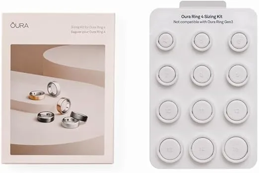 Oura Ring 4 Sizing Kit - Size Before You Buy Oura Ring 4 - Unique Sizing - Receive Credit for Purchase