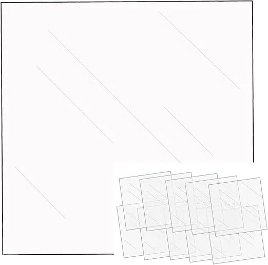 We R Memory Keepers 660871 10 Piece Fuseables Clear Sheets, 12 x 12"