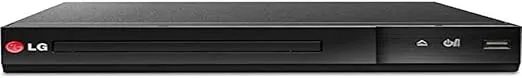 LG DP32 All Multi Region Free DVD Player with USB Input Plays PAL/NTSC DVDs from All Countries and Regions 0-9, with Remote