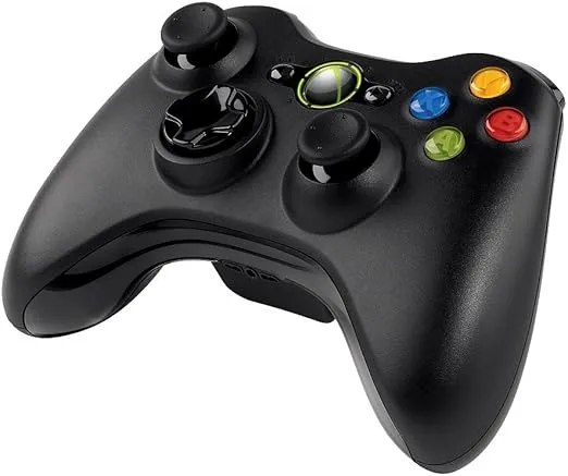 Microsoft Xbox 360 Wireless Controller Black (Renewed)