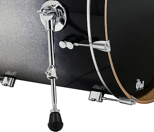 PDP By DW 7-Piece Concept Maple Shell Pack with Chrome Hardware Silver to Black Fade