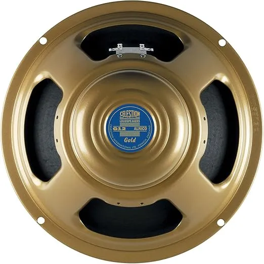 CELESTION Gold Guitar Speaker, 8 Ohm, Black, 12"