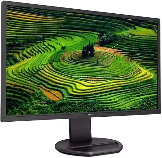 PHILIPS Computer Monitors 221B8LJEB 22" Monitor, Full HD, USB hub, Speakers, Height Adjustable, VESA, TCO Edge, 4Yr Advance Replacement Warranty, Black